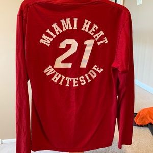 Miami Heat Hassan Whiteside Men’s long sleeve